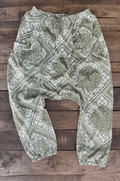 From Here & Beyond Pants - Olive Bandana