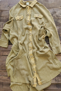 All Wrapped Up Duster - Vintage Olive