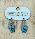 Turquoise Washed Earrings