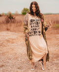 Vintage Hippie Bad Reputation Dress
