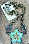 Star Chain Pottery Necklace