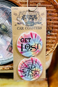 Born To Roam / Get Lost Car Coaster