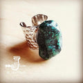 Natural Turquoise Chunk Ring