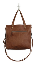 Square One Leather Bag